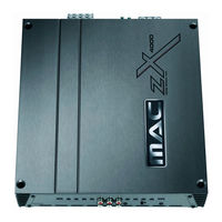 Mac Audio ZX 4000 Bedienungsanleitung/Garantieurkunde