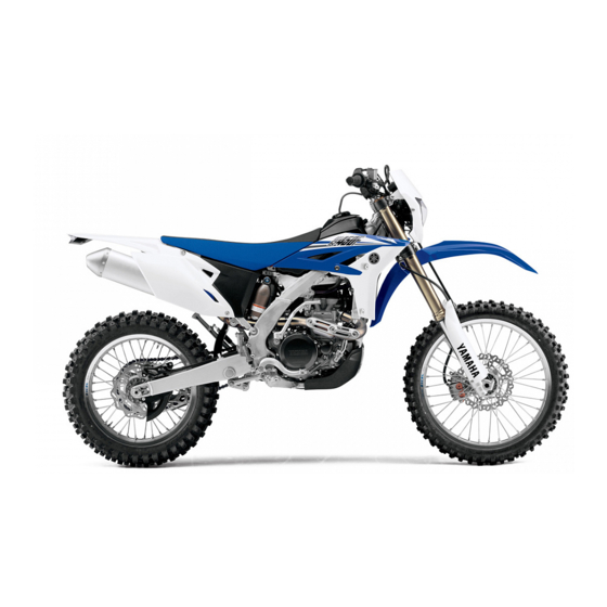 Yamaha WR450F Fahrer- Und Wartungshandbuch