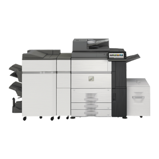 Sharp MX-M1056 Einstellungsanleitung