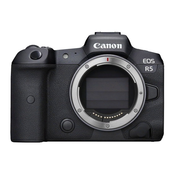 CANON EOS R5 ERWEITERTES BENUTZERHANDBUCH PdfHerunterladen ManualsLib