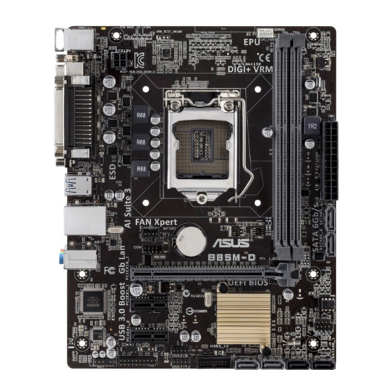Asus B85M-D Schnellstarthilfe