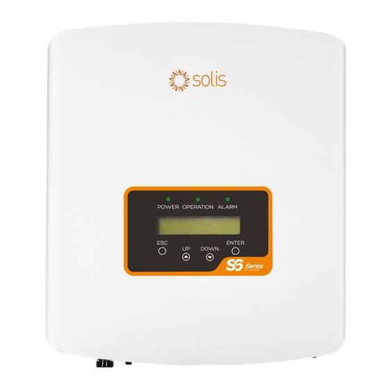 SOLIS S6GR1P0.7K-M Installations- Und Betriebshandbuch