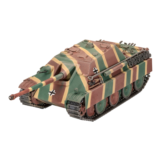 REVELL Sd.Kfz.173 JAGDPANTHER & Deutsche Pioniere Montageanleitung