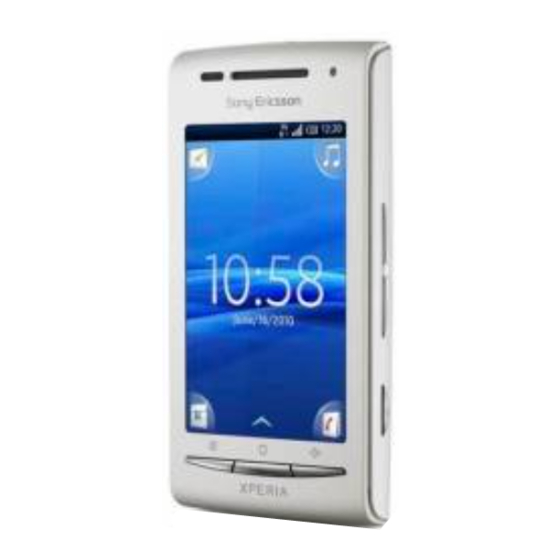 Sony Ericsson Xperia X8 E15i Bedienungsanleitung