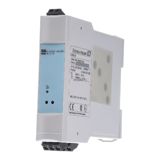 Endress+Hauser RN221N Bedienungsanleitung