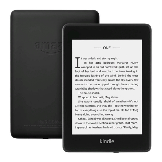 Amazon kindle paperwhite Kurzanleitung