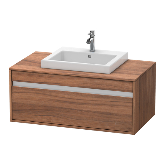 Duravit Ketho KT 6795 Montageanleitung
