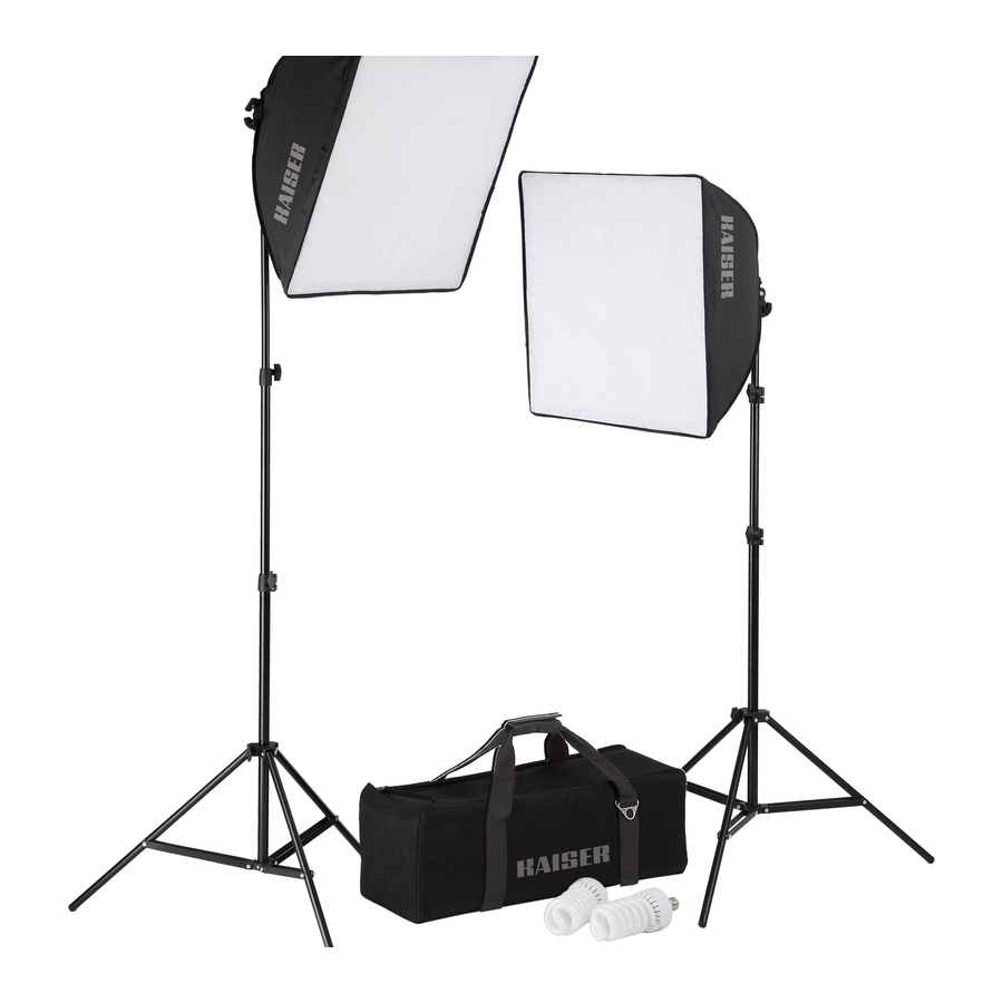 Kaiser studiolight E70 Kit Bedienungsanleitung