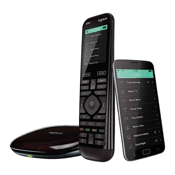 Logitech Harmony Installationshandbuch