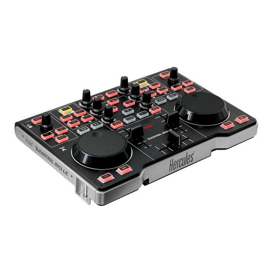 Hercules DJcontrol MP3 LE Installationshandbuch