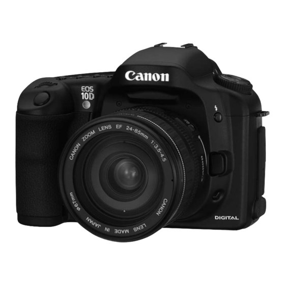 Canon EOS 10D Bedienungsanleitung