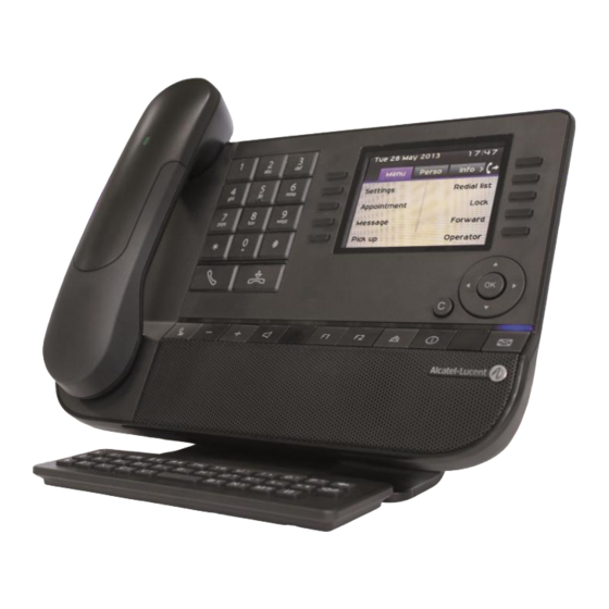 Alcatel-Lucent OmniPCX Enterprise Benutzerhandbuch