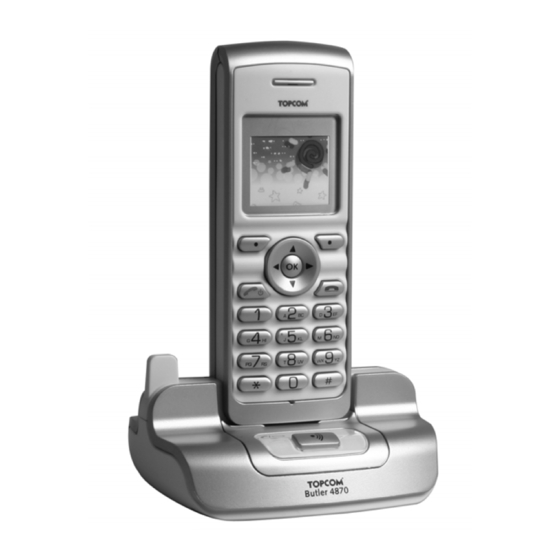 Topcom Butler 4870 Bedienungsanleitung
