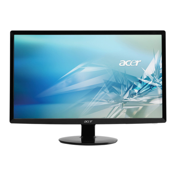 Acer S231HL Schnellinstallationsanleitung