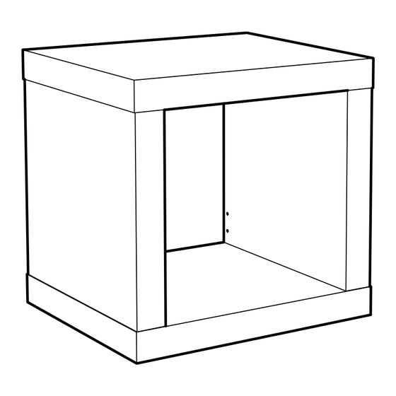 IKEA KALLAX AA-1808714-2 Bedienungsanleitung