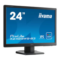iiyama ProLite X2485WS-B1 Bedienungsanleitung