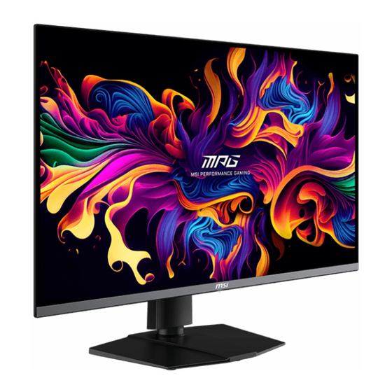 MSI MPG 322URX QD-OLED Benutzerhandbuch