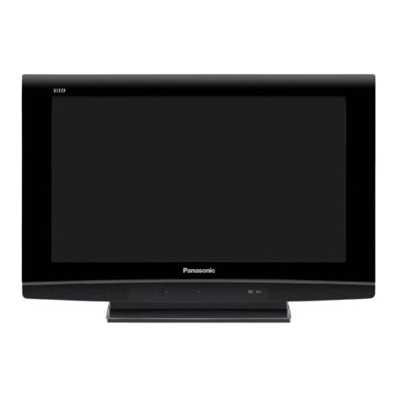 Panasonic Viera TX-26LXD80F Bedienungsanleitung