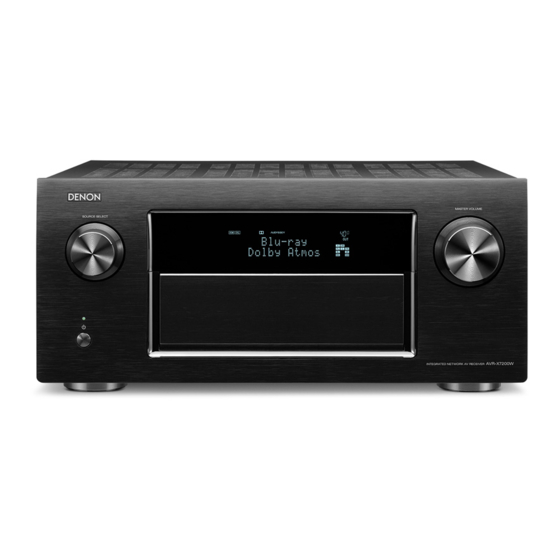 Denon AVR-X7200W Bedienungsanleitung