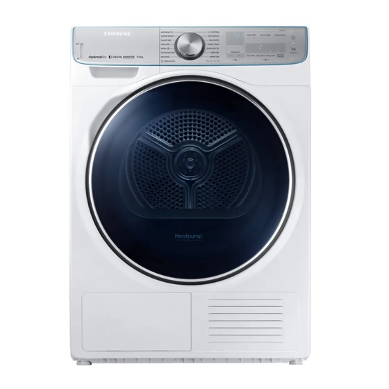 Samsung DV90N8289AW Benutzerhandbuch