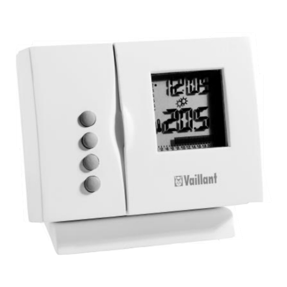Vaillant VRT 240f Bedienungsanleitung