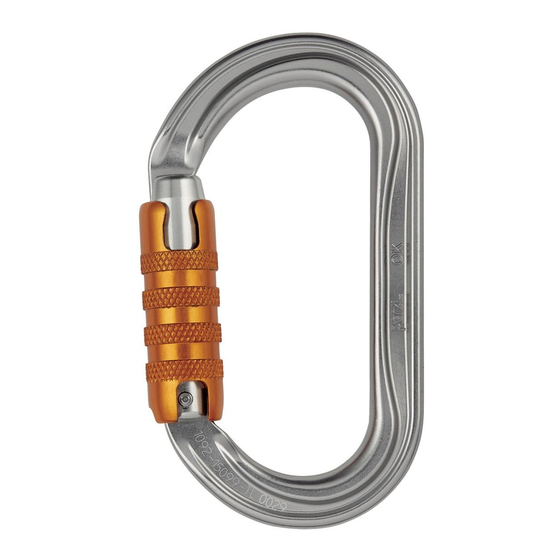 PETZL OK TRIACT-LOCK Bedienungsanleitung