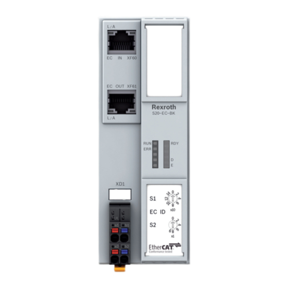 Bosch Rexroth IndraControl S20 Anwendungsbeschreibung