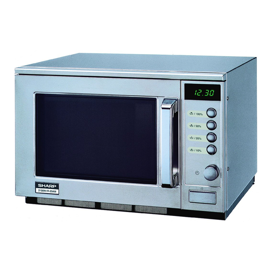 Sharp R-25AM Serviceanleitung