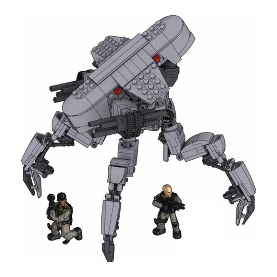 MEGA BLOKS TERMINATOR GENISYS Spinnenpanzer Bedienungsanleitung
