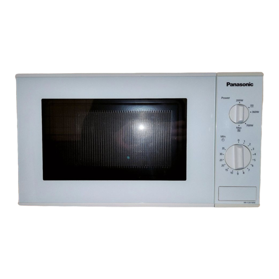 Panasonic NN-E201WM Bedienungsanleitung