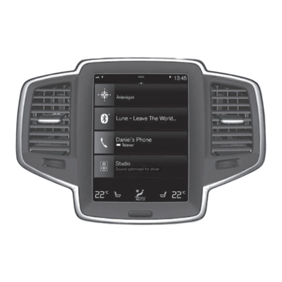 Volvo SENSUS NAVIGATION Bedienungsanleitung