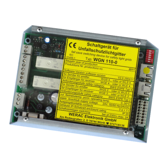 Werac SAFETY 40 Technische Beschreibung