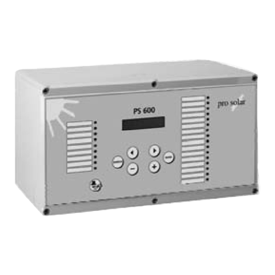 Pro Solar PS 310 Anschlussanleitung