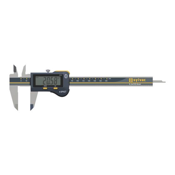 sylvac S_Cal EVO Bluetooth Bedienungsanleitung