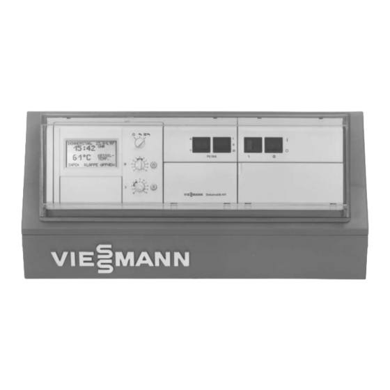 Viessmann dekamatik-m1 Handbücher