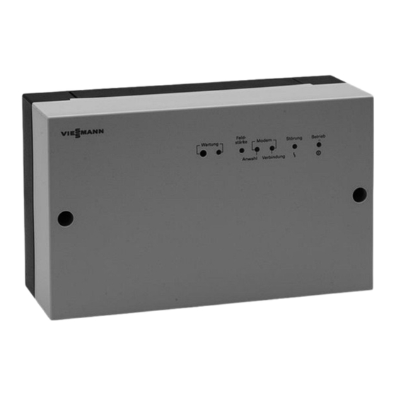 Viessmann Vitocom 200 Serviceanleitung