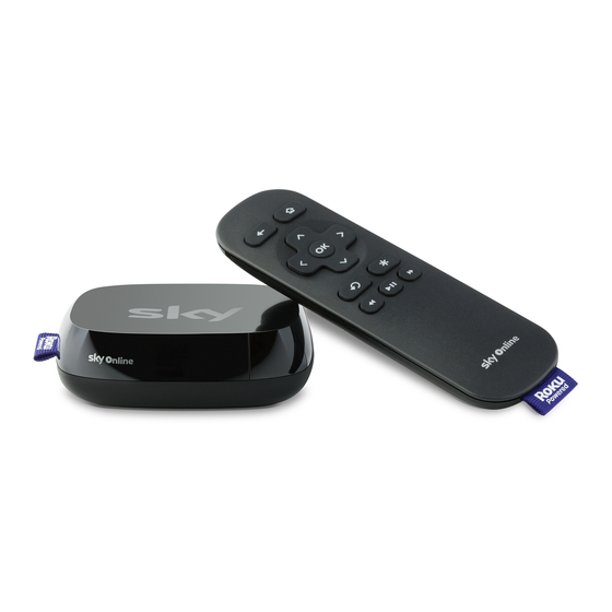 Sky tv box Bedienungsanleitung