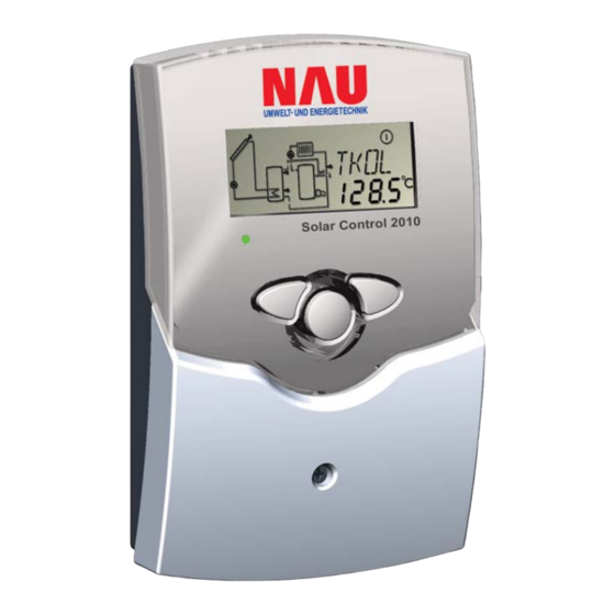 NAU Solar Control 2010 Anleitung