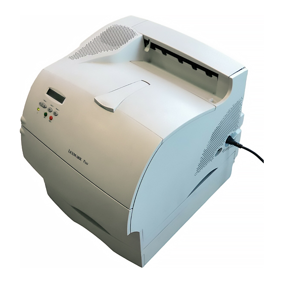 Lexmark T522 Benutzerhandbuch