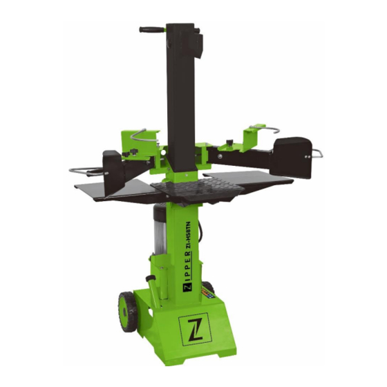 Zipper Maschinen ZI-HS8TN Betriebsanleitung