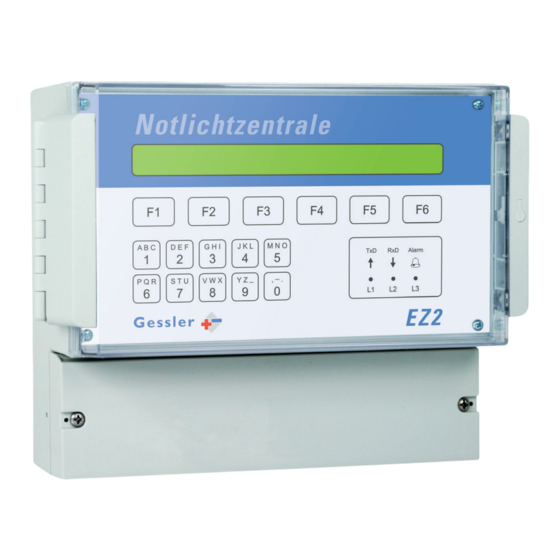 Gessler EZ2 Bedienungsanleitung