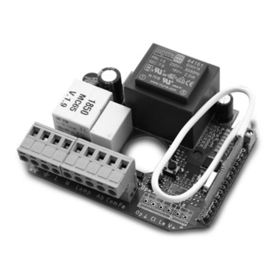 Motorline professional MC65MC65 Benutzer Installateur Handbuch