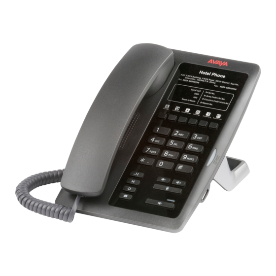 Avaya H219 Verwenden