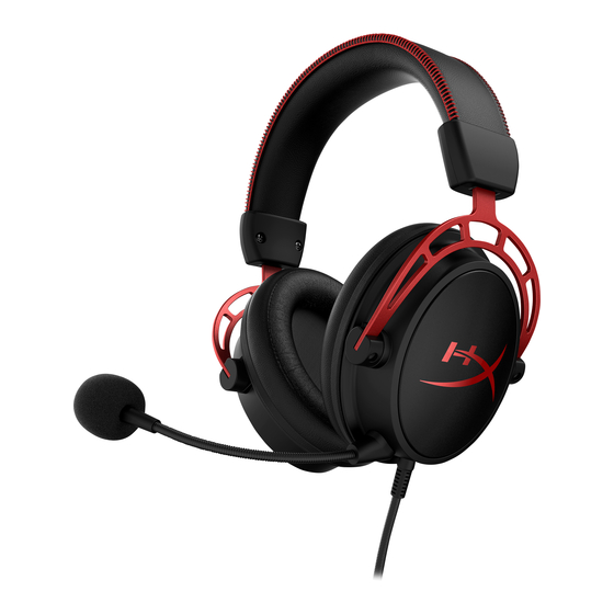 HyperX Cloud Alpha Wireless Schnellstartanleitung