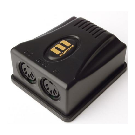 Miditech midiface 1x1 II Thru Bedienungsanleitung