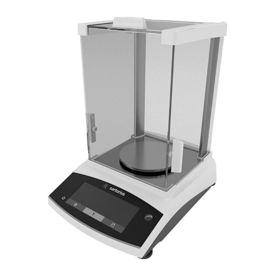 Sartorius Entris BCE series Handbücher