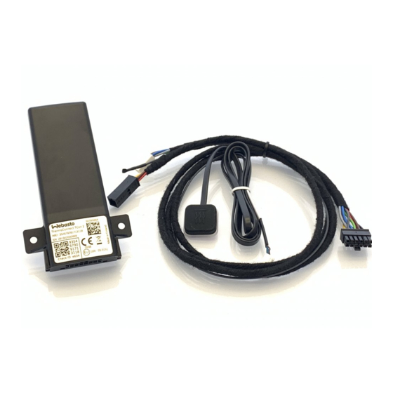 Webasto ThermoConnect TCon2 Bedienungs- Und Einbauhinweise