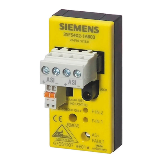 Siemens SIRIUS 3SF5402-1AA04 Handbücher