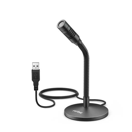 Fifine Mini Bedienungsanleitung