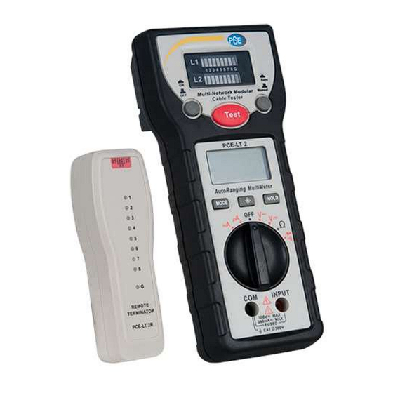 PCE Instruments PCE-LT 2 Bedienungsanleitung